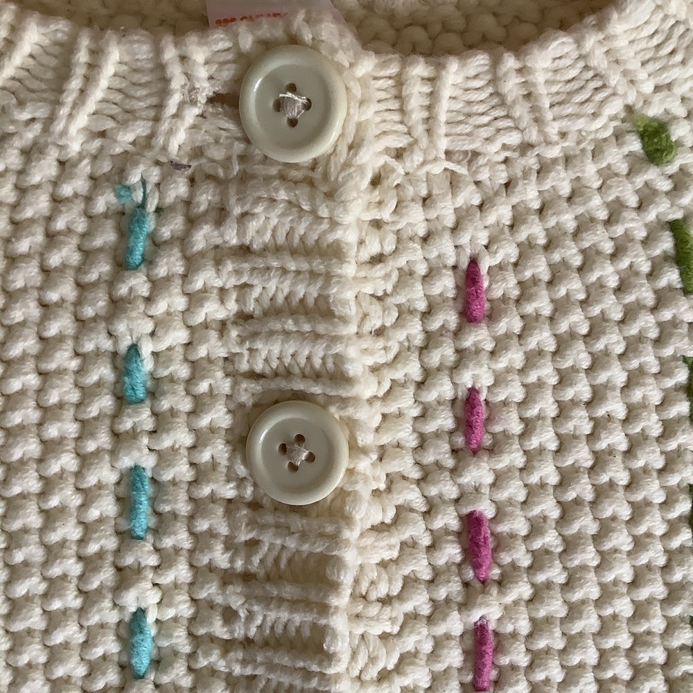 Cream Knit Sweater (Youth 12) - Picture 11 of 13